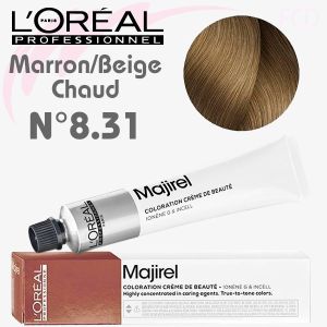 Majirel  n°8.31 Blond Clair Doré Cendré 50 ml L'Oréal Professionnel