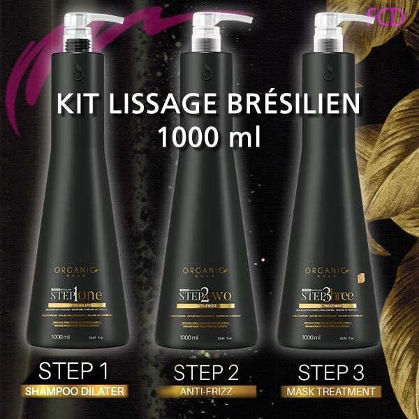 Lissage brésilien Organic Gold vidéo