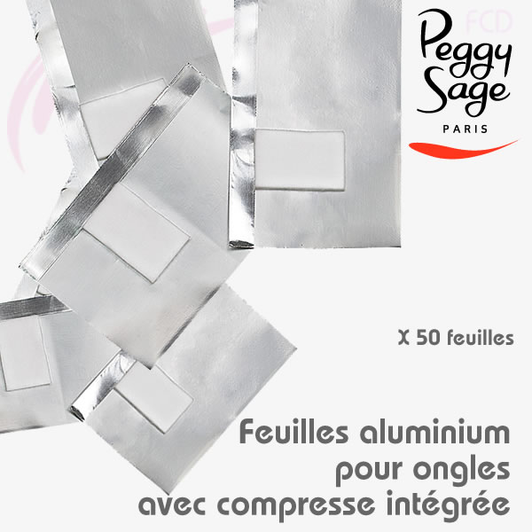 Papillottes aluminium avec compresses d'absorbtion intégrée