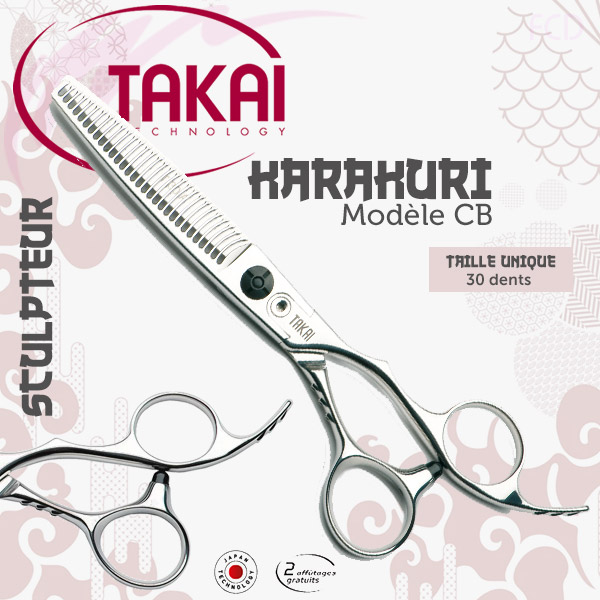 Ciseaux coiffure TAKAI KARAKURI-Modèle CB Sculpteur