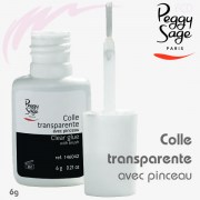 Colle transparente avec pinceau 6g Peggy Sage