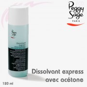 Dissolvant express-120ml avec acétone Peggy Sage