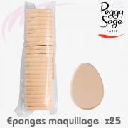 Eponges maquillage pour le fond de teint x25 Peggy Sage