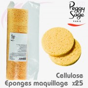 Eponges cellulose Ø 7 cm x25 Peggy Sage