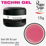 Gel UV de construction dur rose 15g Peggy Sage