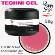 Gel UV de construction dur rose 50g Peggy Sage