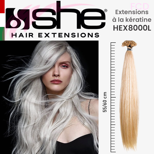 She Hair extension Couleur Naturelle HEX8000L