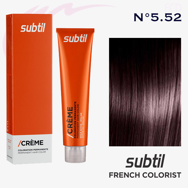 SUBTIL /CREME | Irisés | N° 5.52 Châtain Clair Acajou Irisé