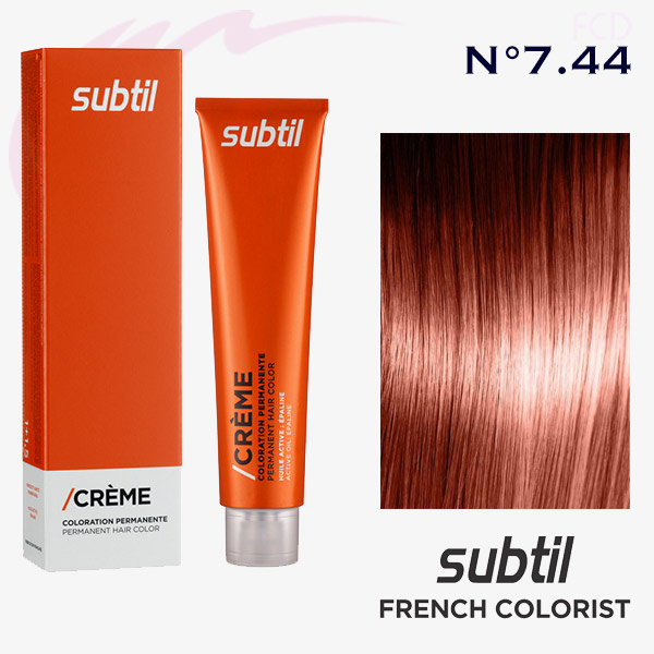 SUBTIL /CREME | Cuivrés | N° 7.44 Blond Cuivré Profond