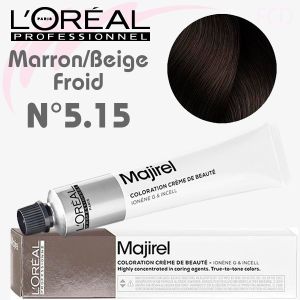 Majirel n°5.15 Châtain clair doré acajou 60 ml L'Oréal Professionnel