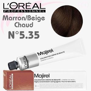 Majirel n°5.35 Châtain Clair Doré Acajou 60 ml L'Oréal Professionnel