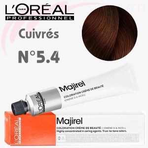 Majirel Cuivré n°5.4 Châtain Clair Cuivré 60 ml L'Oréal Professionnel