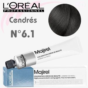 Majirel Cendré n°6.1 Blond foncé cendré 50 ml L'Oréal Professionnel