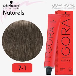 Igora Royal 7-1 Blond Moyen Cendré 60ml Schwarzkopf