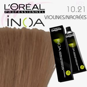 INOA color 10.21 Blond très très clair irisé cendré 60g