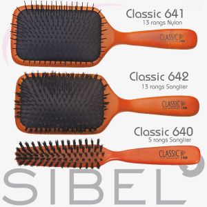 Brosses Classic bois pneumatiques