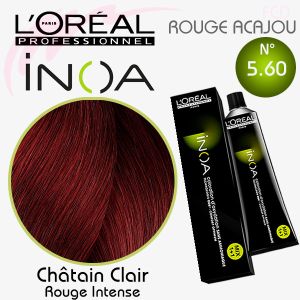 INOA color 5.60 Châtain clair rouge intense 60g