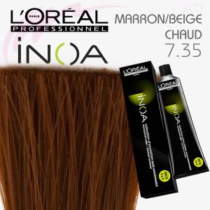 INOA color 7.35 Blond doré acajou