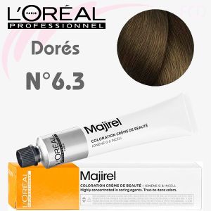 Majirel Doré n°6.3 Blond Foncé Doré 50 ml L'Oréal Professionnel