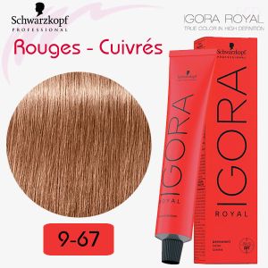 IGORA Royal 9-67 Blond Très Claire Marron Cuivré série rouges cuivrés