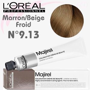 Majirel n°9.13 Blond très clair cendré doré 50 ml L'Oréal Professionnel