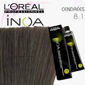 INOA color 8.1 Blond clair cendré 60g