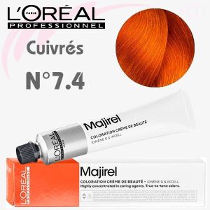 Majirel Cuivré n°7.4 Blond Cuivré 50 ml L'Oréal Professionnel