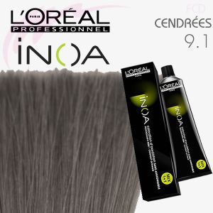 INOA color 9.1 Blond très clair cendré 60g