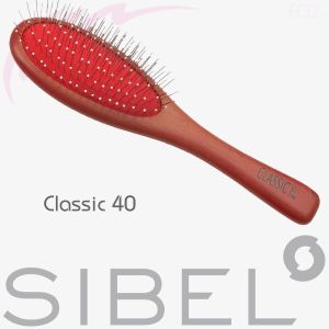 Brosse pneumatique Classic nylon Sibel 9 rangs