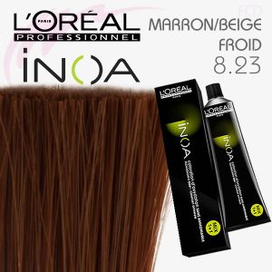 INOA color 8.23 Blond clair irisé doré