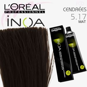 INOA color 5.17 châtain clair cendré mat 60g