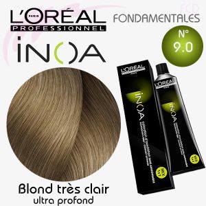 INOA Fondamentale n°9.0 - Blond très clair ultra profond 60 gr