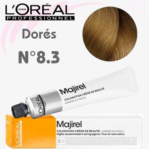 Majirel Doré n°8.3 Blond Clair Doré 50 ml L'Oréal Professionnel