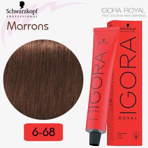 Igora Royal 6-68 Blond foncé marron rouge 60ml