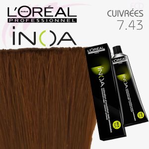 INOA color 7.43 Blond cuivré doré