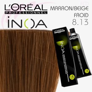 INOA color 8.13 Blond clair cendré doré