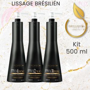 Kit Lissage Brésilien 500ml Organic Gold