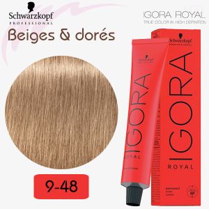 Igora Royal 9-48 Blond très clair beige rouge 60ml